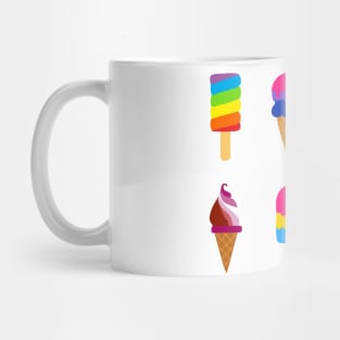 LGBT Pride Icecreams and Ice Lollies Mug